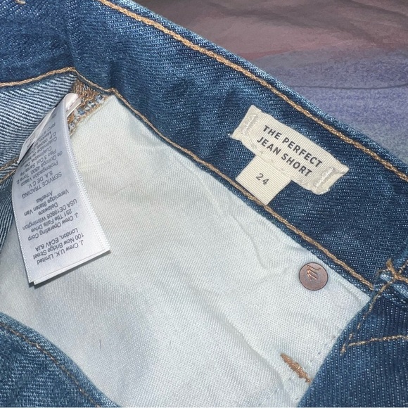 Madewell women’s the Perfect Jean Short size 24 - Picture 3 of 6